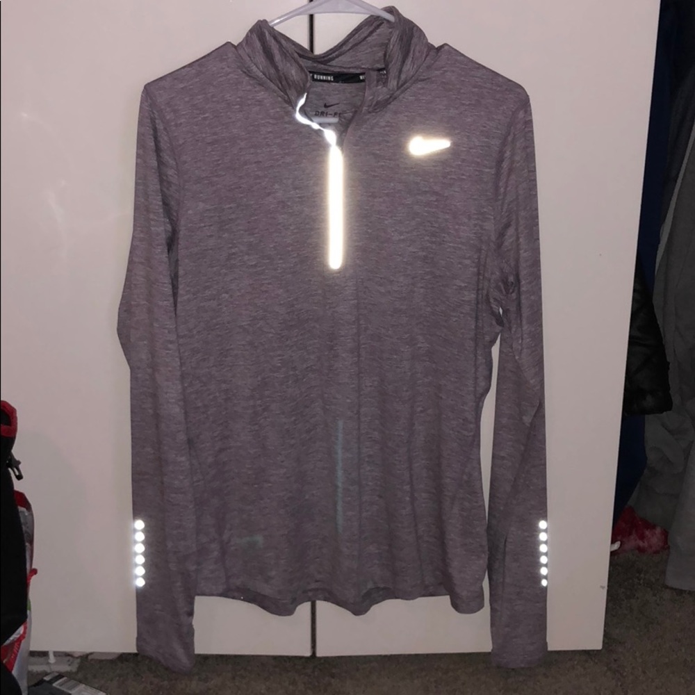 Nike 3/4 zip running shirt